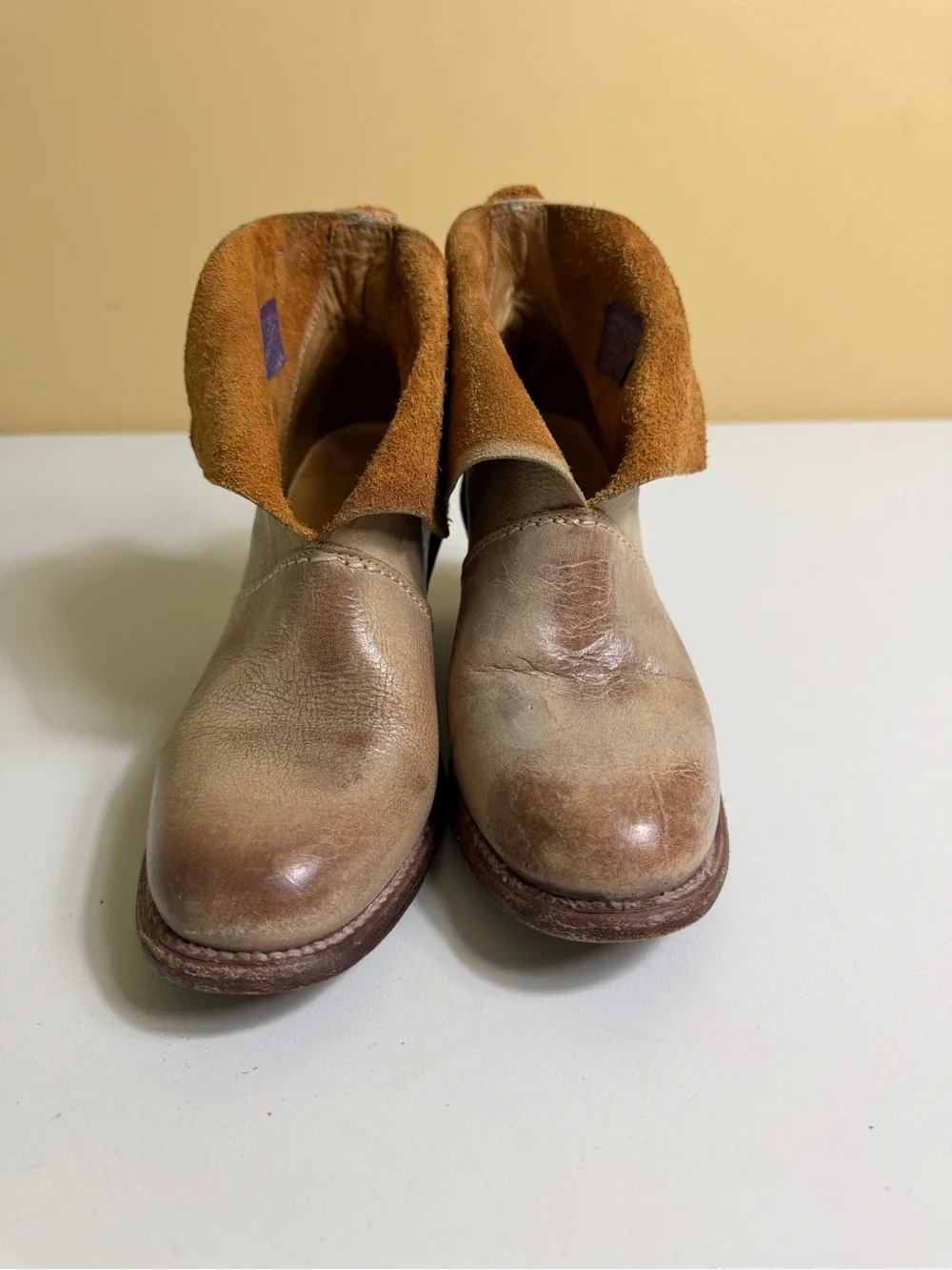 Anthropologie Holding Horses Cobbler Series Distressed Leather Boots - Size 6